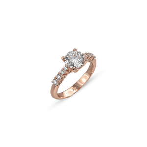 Capri Prong Set Round White Dia 3