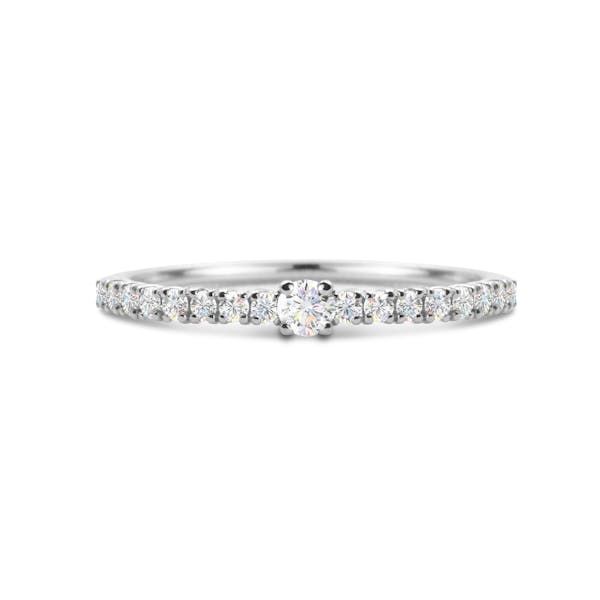 Elba petite | white gold