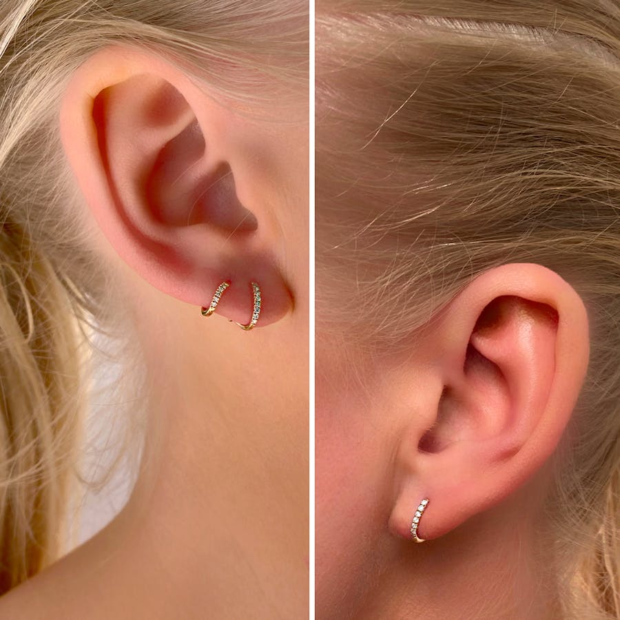 Pas de deux ear portrait