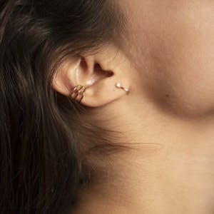 Lea cuff and Zoe ear on model