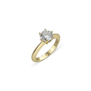 NY Pure Round White Dia YG 1