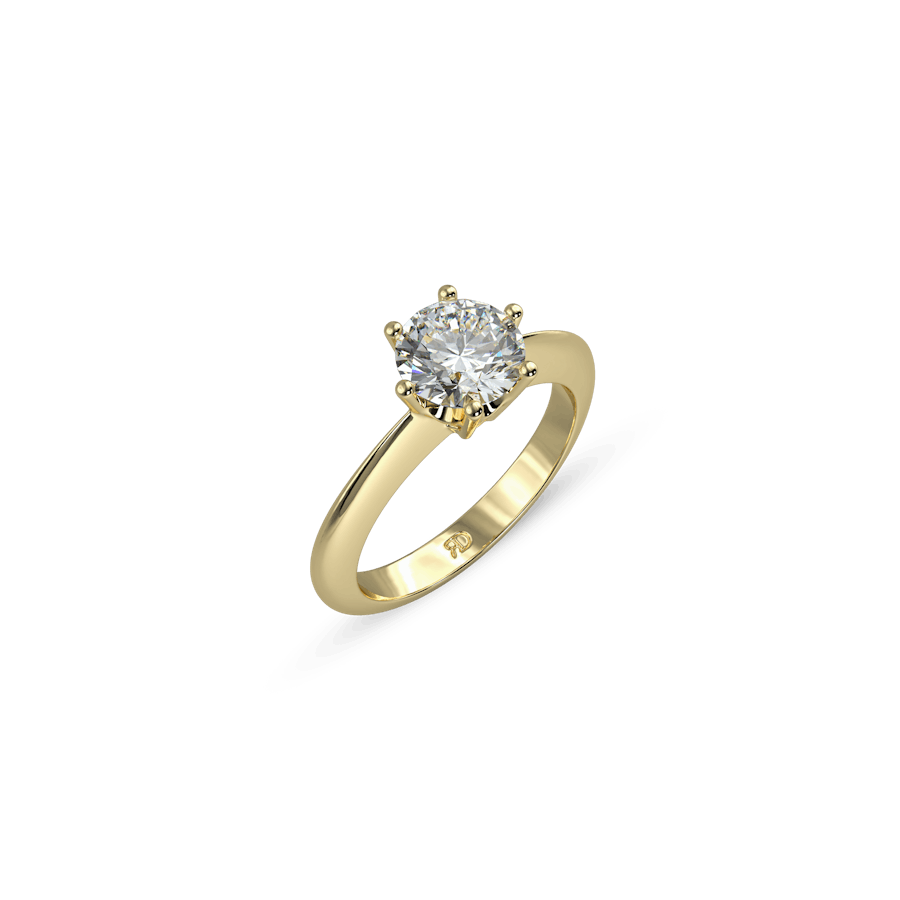 NY Pure Round White Dia YG 1