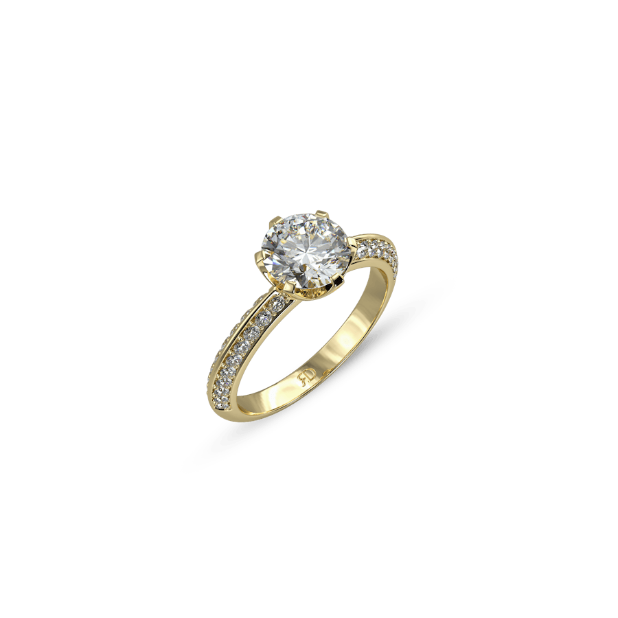 New York bright-cut | round