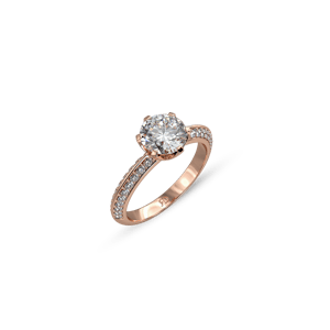 New York Bright Cut Round White Dia 3