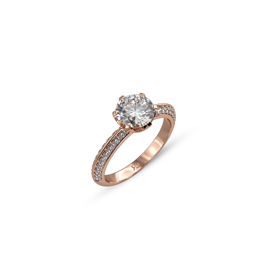 New York bright-cut | round