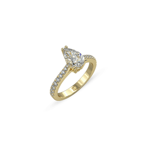 Paris Pavé Pear White Dia 2