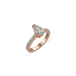 Paris Pavé Pear White Dia 3