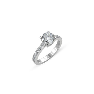 Paris Pavé Round White Dia WG 1