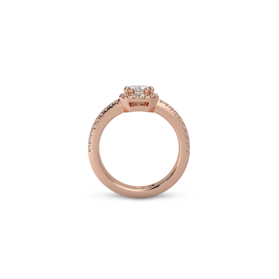 Rome Full Pavé Emerald White Dia 6