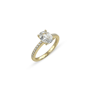 Rome Pavé Oval White Dia 2