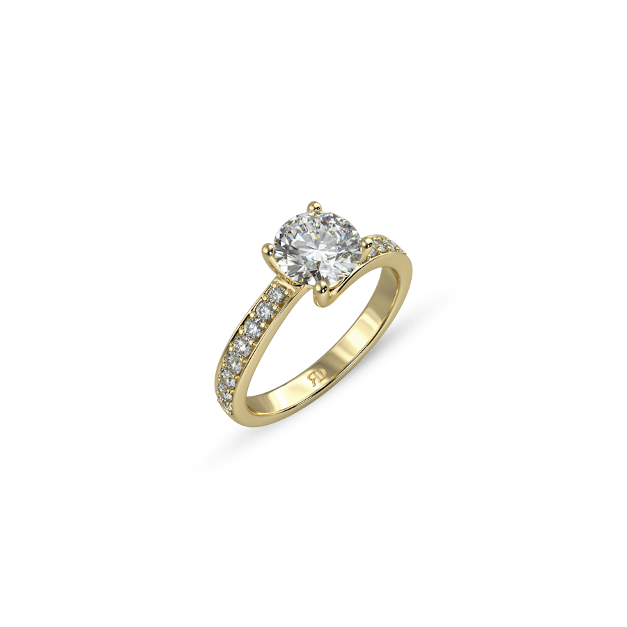 Santorini pavé | round