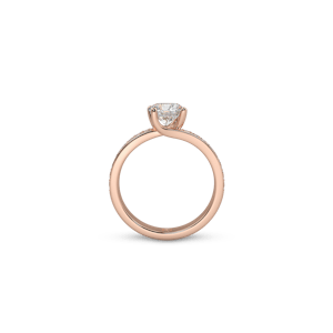 Santorini Pavé Round White Dia 6