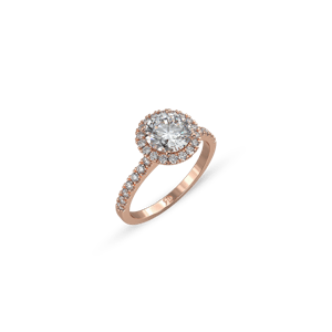 Stack Full Pavé Round White Dia 3