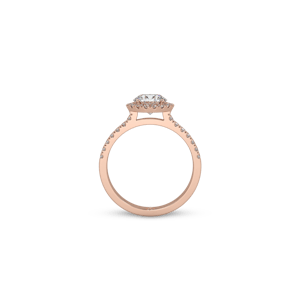 Stack Full Pavé Round White Dia 6