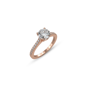 Stack Pavé Round White Dia 3