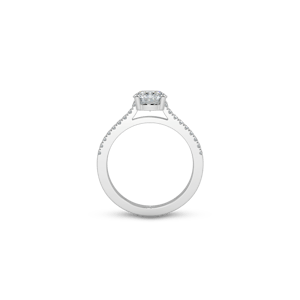 Stack Pavé Round White Dia 4