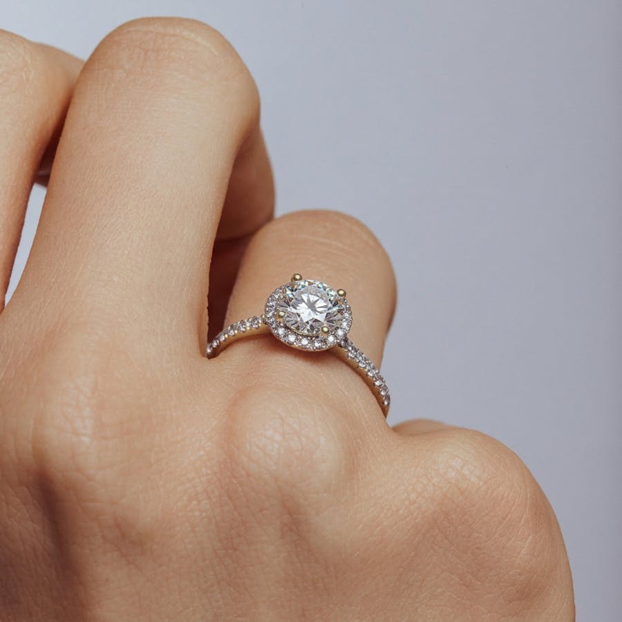 Stack full pavé hand alone YG