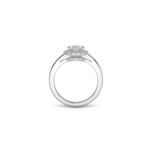 Venice Crown Pavé Oval White Dia 4