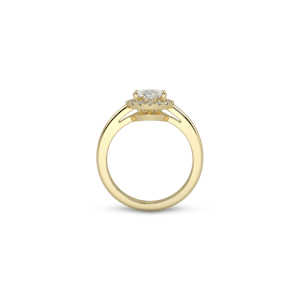 Venice Crown Pavé Oval White Dia 5