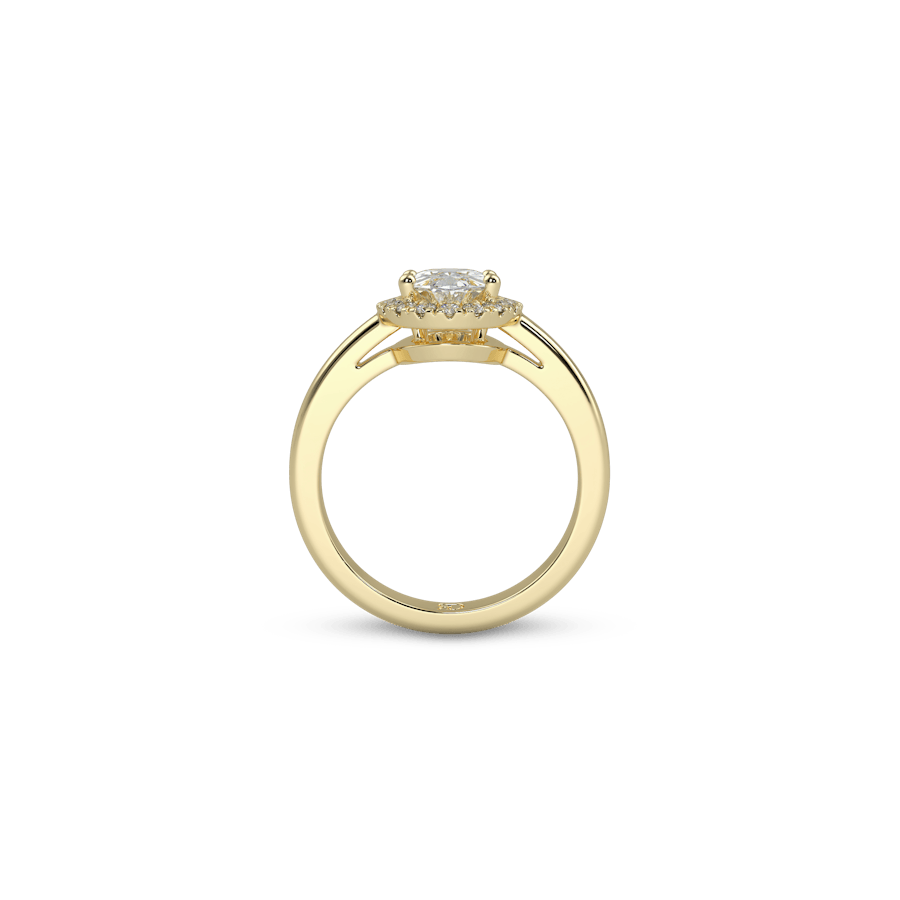 Venice Crown Pavé Oval White Dia 5