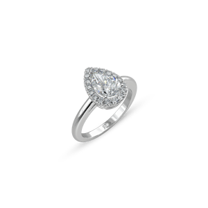 Venice Crown Pavé Pear White Dia 1