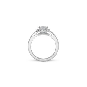 Venice Full Pavé Oval White Dia 4