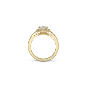 Venice Full Pavé Oval White Dia 5