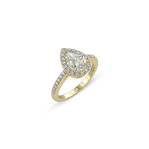 Venice Full Pavé Pear White Dia 2