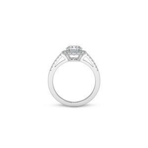 Venice Full Pavé Round White Dia 4