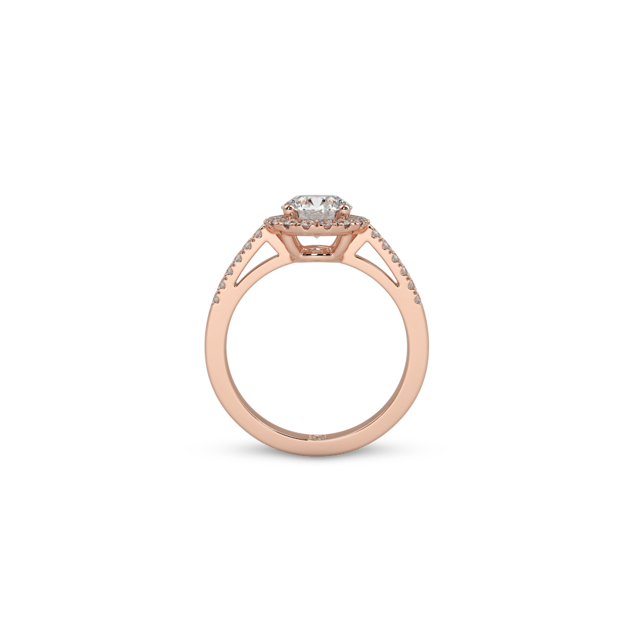 Venice Full Pavé Round White Dia 6