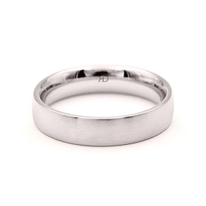 Weddingband amour F1 45 mm WG matt RD cms