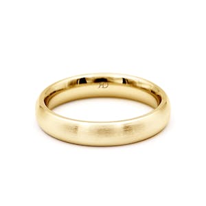 Weddingband caresse F3 40 mm YG matt RD cms