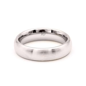 Weddingband caresse F3 50 mm WG matt RD cms