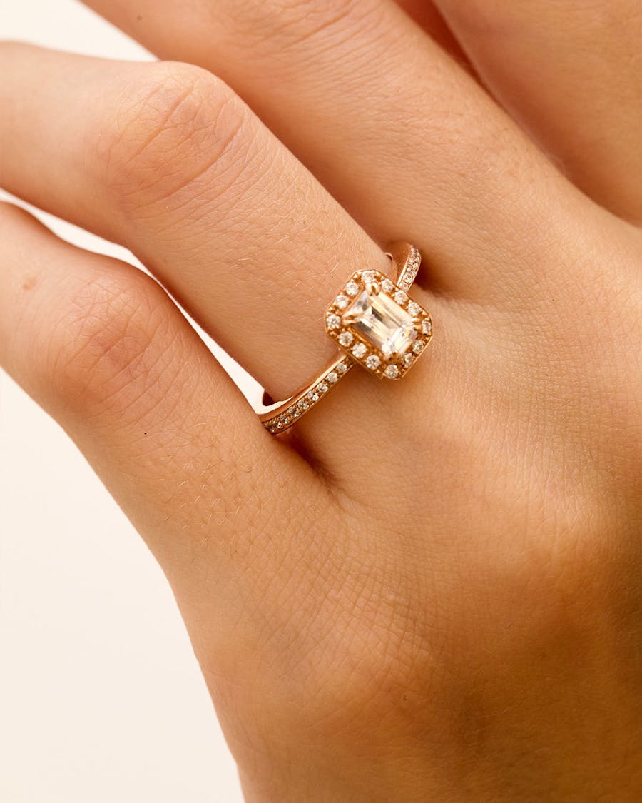 All about Pink Gold Engagement Rings My Diamond Ring